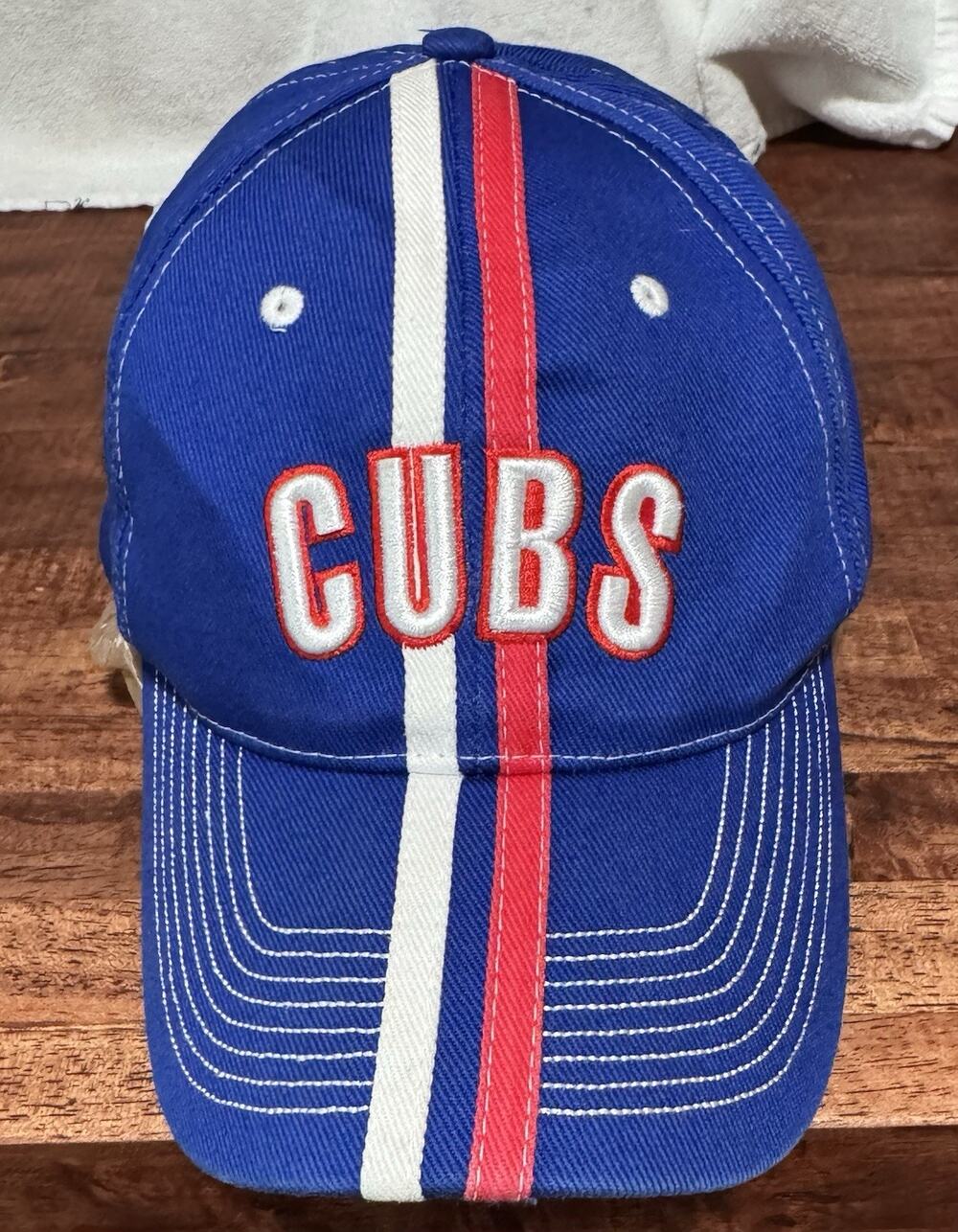 Chicago Cubs Drew Pearson MLB Genuine Merchandise Strapback Baseball Cap Hat